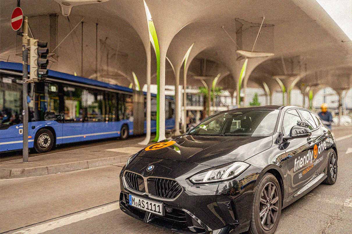 Friendly Drive Fahrschulauto in München Nord für den Führerschein am Standort Schwabing-Freimann